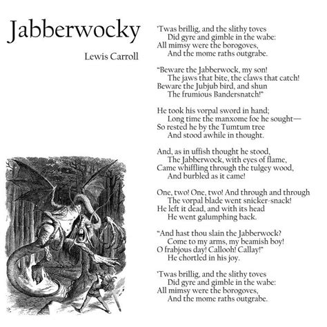 jabberwocky by lewis carroll pdf